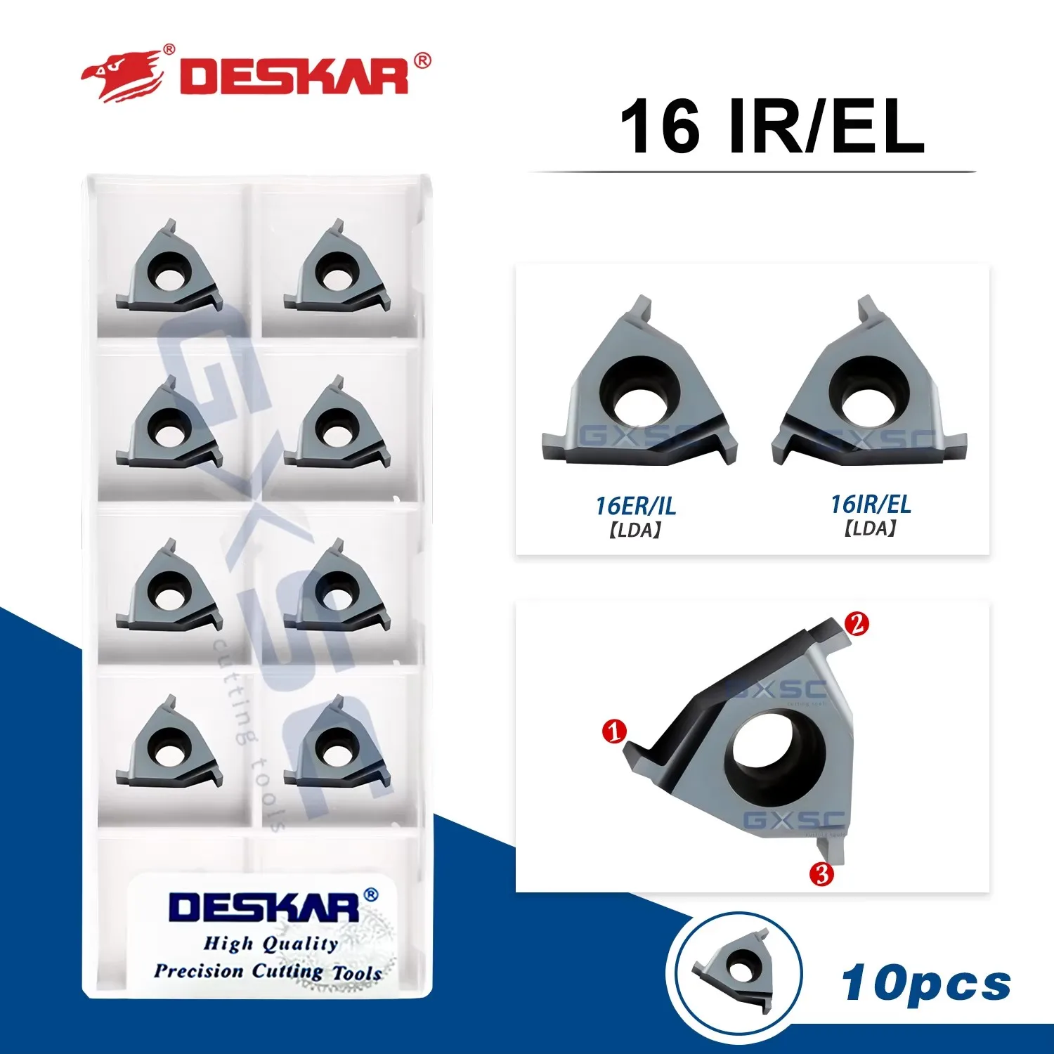 16er-il-16ir-el-deskar-フラット浅溝インサート-16er-il-16ir-el07-30-lda-数値制御汎用カードスプリングスロットブレード