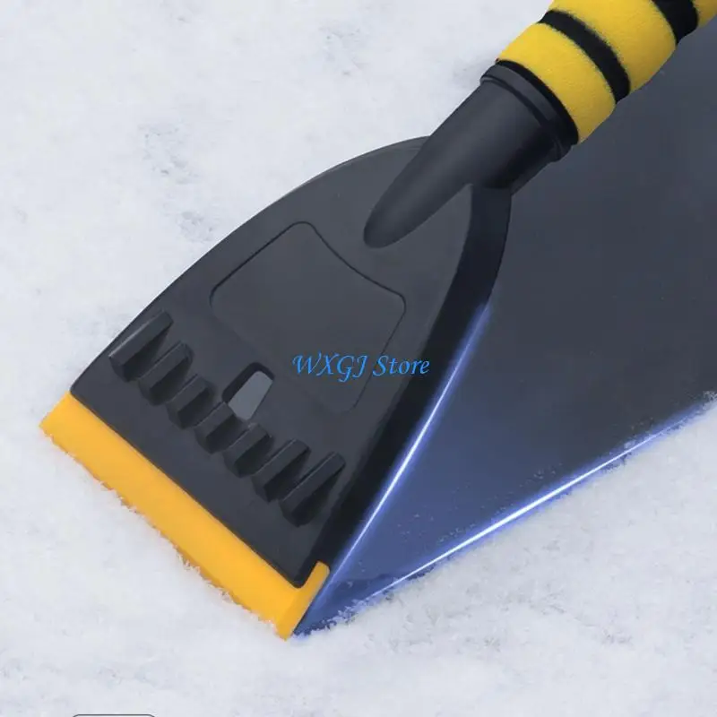 

37JE Multifunction Car Windshield Snow Remover Combining Detachable Snow Shovel And Adjustable Brush For Multiple Use