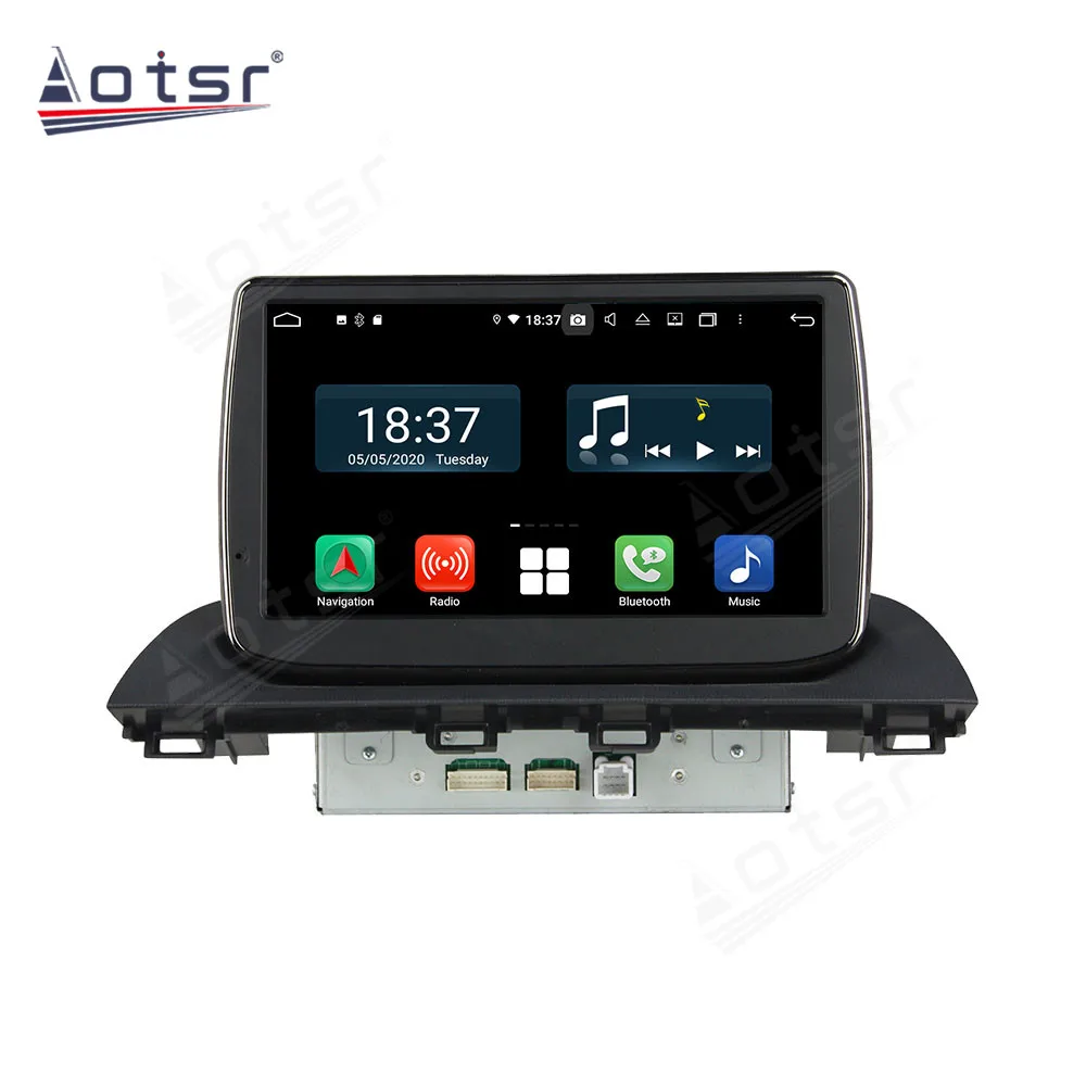 Car Radio Stereo 2Din 8+256G Android 12 Auto For Mazda 3 Axela 2014 Multimedia Player Carplay GPS Navigation Audio Support BOSE