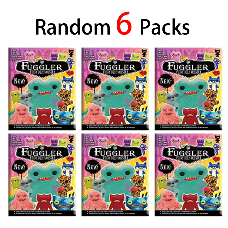 Hot Fuggler Funny Ugly Teeth Monster Blind Box Figure Toys Kawaii Fugglers Anime Action Figurine Keychains Model Dolls Gift