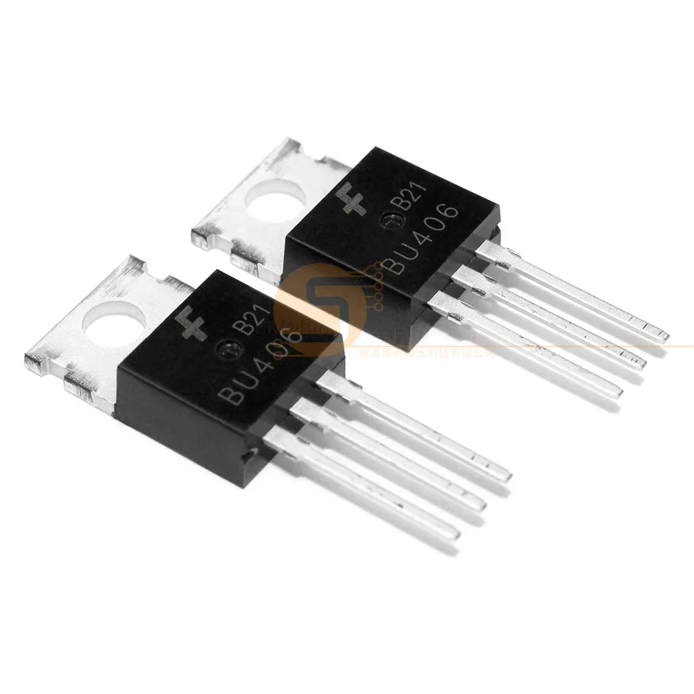 5pcs/lot New BU406 TO-220 TRANSISTOR NPN 200V 7A TO220AB