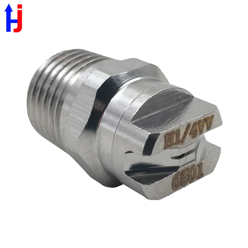 H1/4VV Flat Fan Nozzle 0-110degree Flat Fan Vee Jet Water Spray Nozzle HVV Vee Jet Cooling Nozzle Industrial