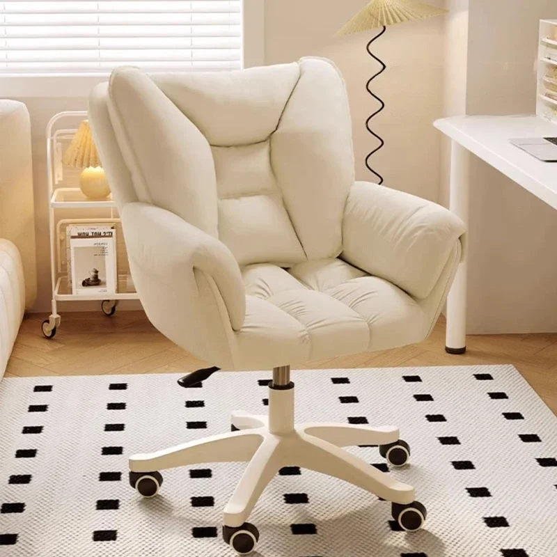 

Computer chair household comfortable sedentary chair girls bedroom makeup backrest lift gaming swivel chair furniture