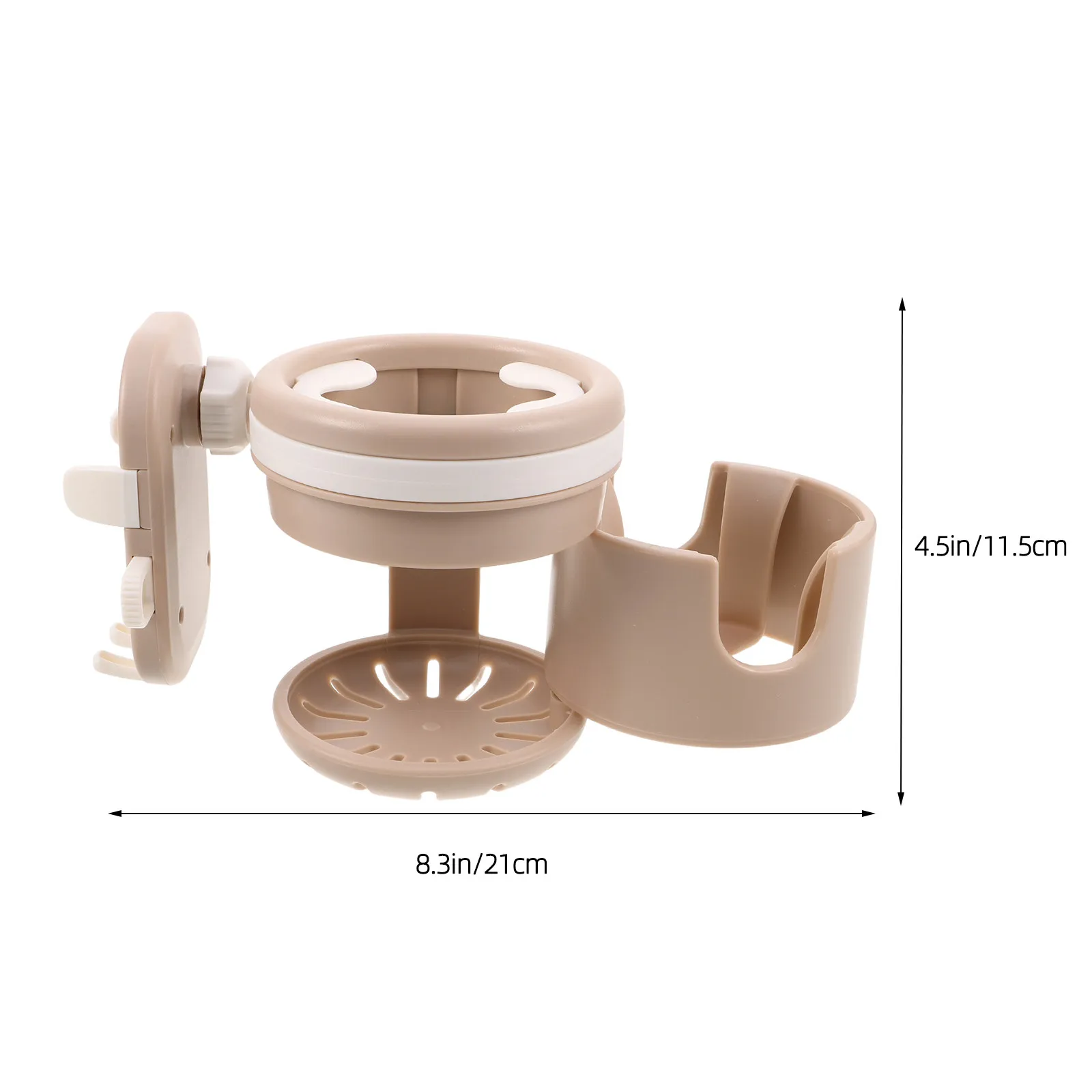 Stroller Cup Holder 3 in 1 Pram Phone Mount Milk Bottle Water Bottle Organizer Removable Pushchair Accessories Stroller Drink