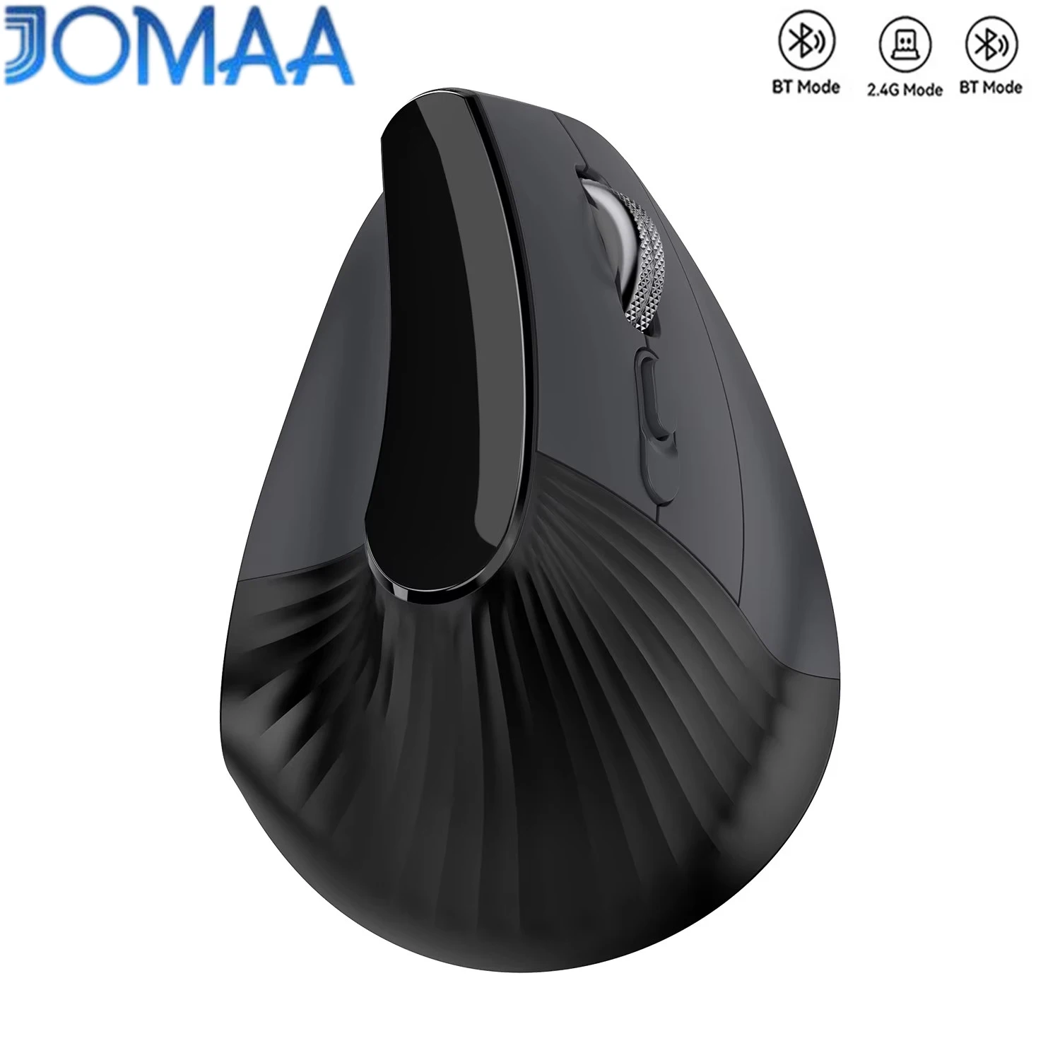 Jomaa Ergonomic Wireless Mouse BT Vertical Mouse with OLED Screen, Adjustable DPI,2.4G Wireless Mouse for Laptop,PC