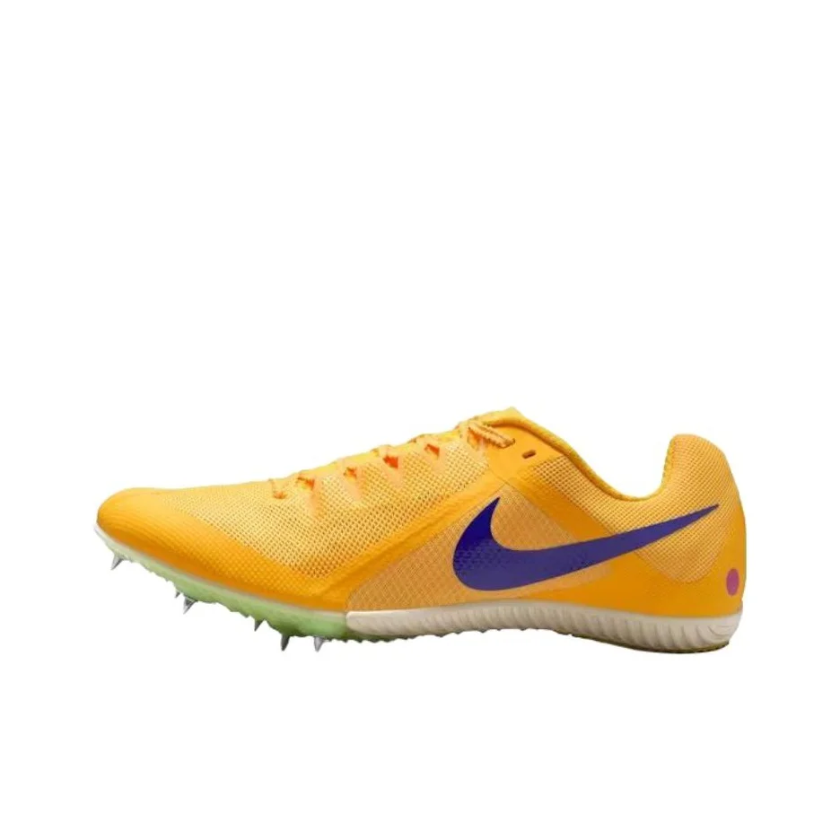 Nike Zoom Rival Multi Breathable Low top Training Sprint Track & Field Competition Running Shoes Men's Lemon FZ9664-800