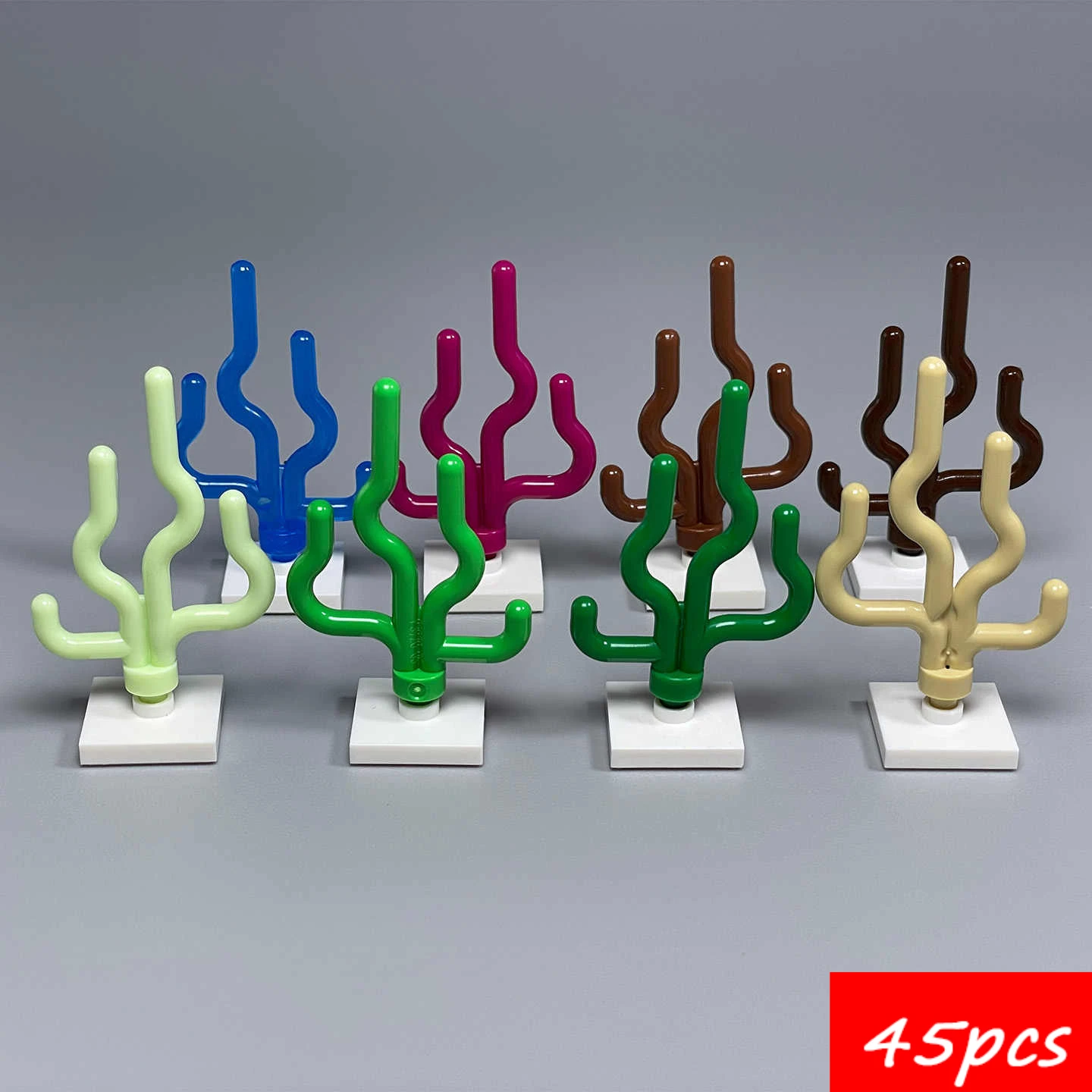 

45 шт. 30093 подводное растение из морских водорослей-детали строительных блоков MOC, совместимые с большими брендами для диорамы Ocean Riverbed