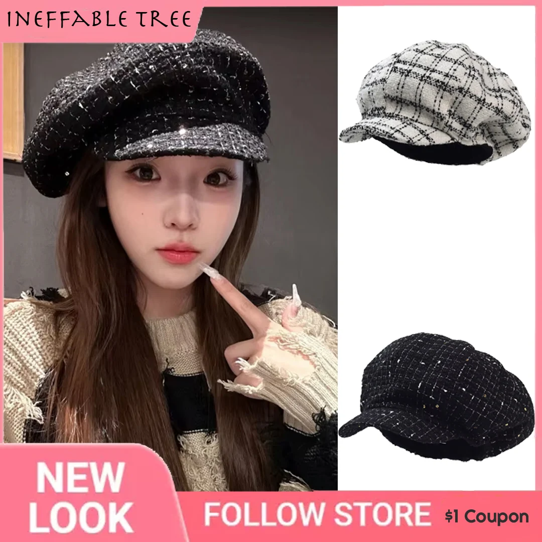 

INS Autumn Winter Hats for Women Plain Octagonal Newsboy Caps Men Ladies Casual Hat Winter Beret Women Painter Cap Gorras Hombre