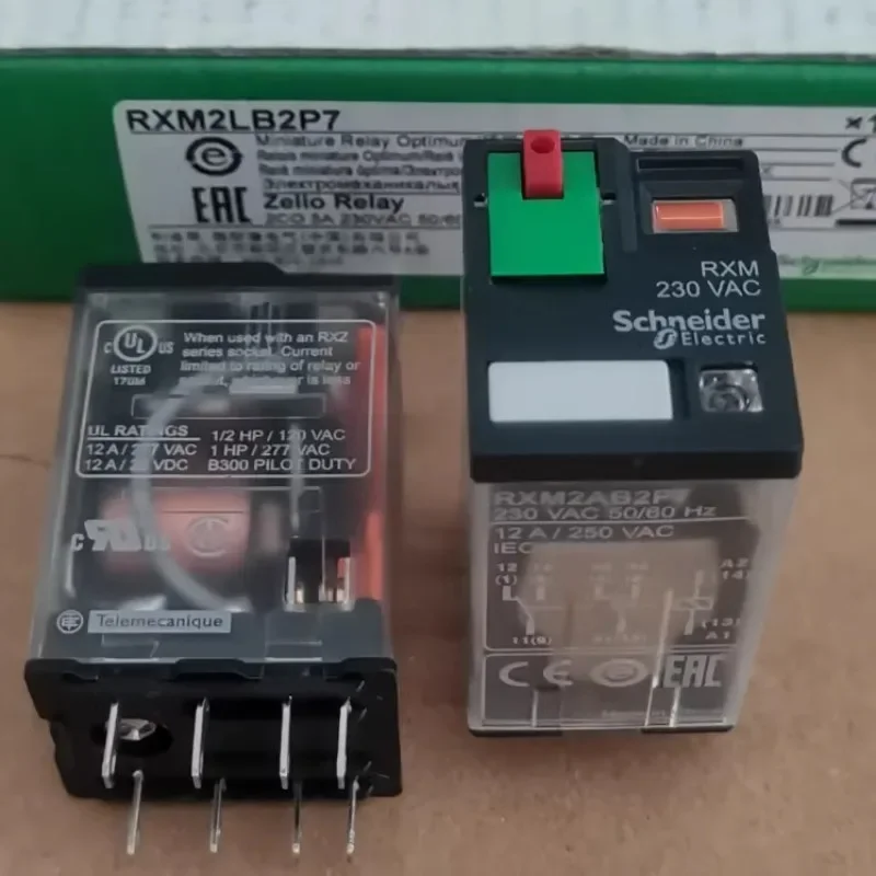 

（Brand New Original）1pcs/lot 100% original genuine relay:RXM2AB2P7 AC230V RXM2AB2P7 Intermediate relay 8pins