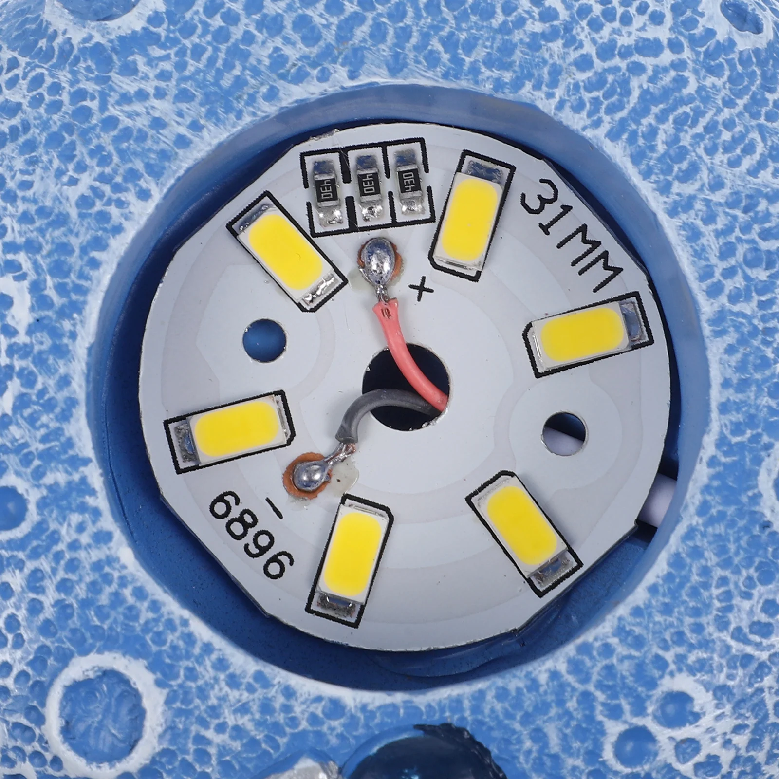 

Crystal Ball Night Light LED Base Display Stand Lamp Round Small Lighted Marble Resin for Sphere