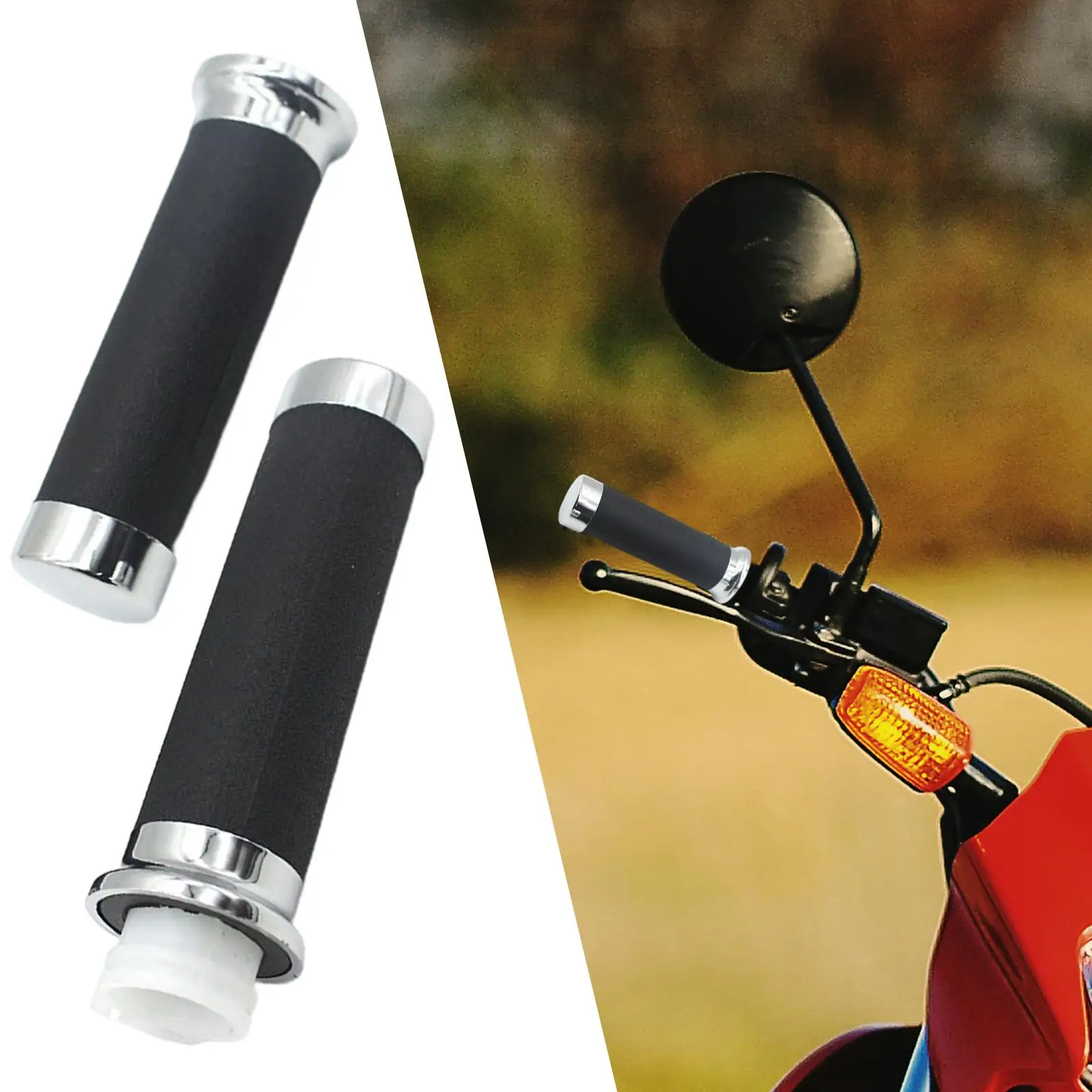 2 Pieces Motorcycle Handlebar Grips for Honda Magna 250 Accessories