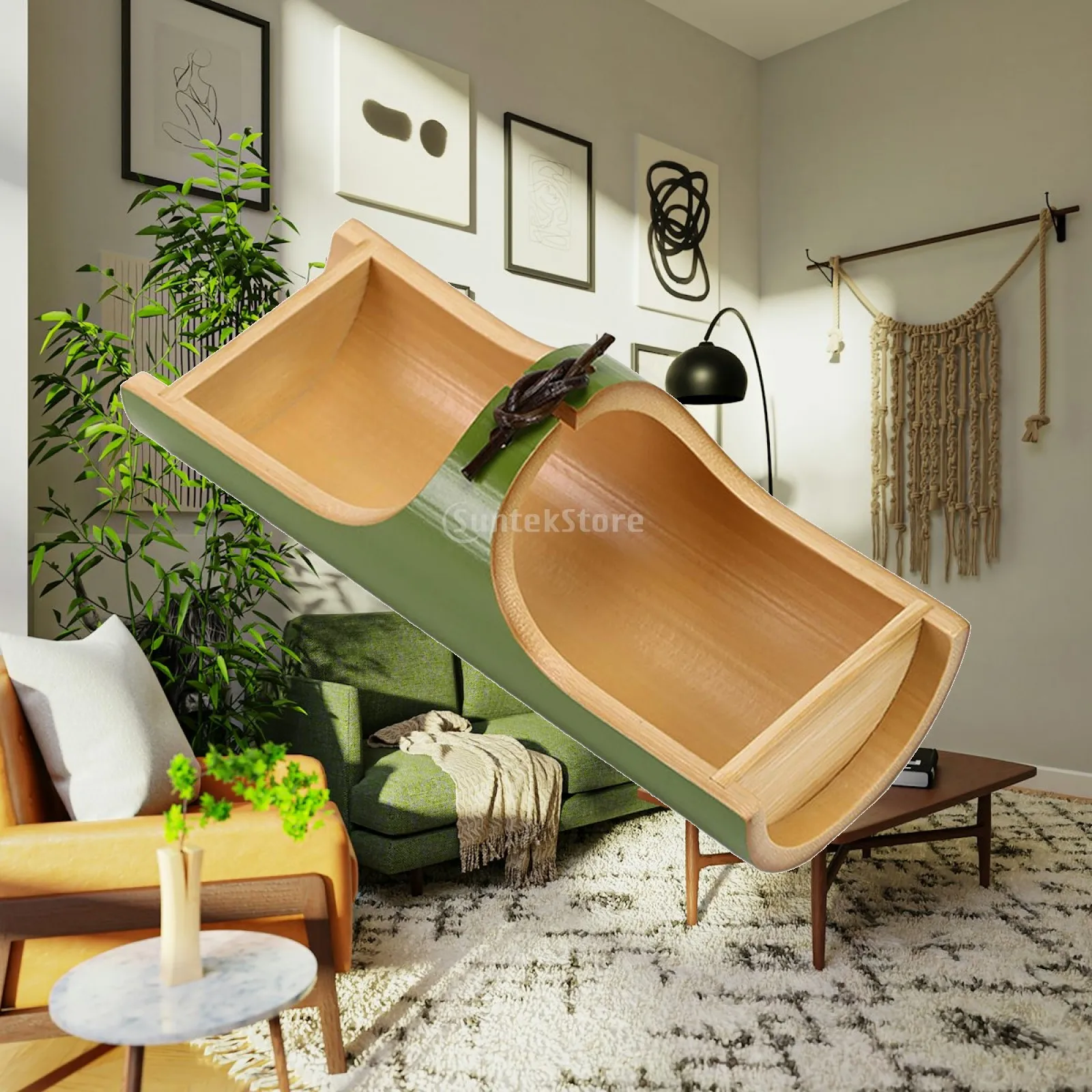 Dry Fruit Tray Multipurpose Creative Handcrafted Sushi Snack Plate for Household Hotel Living Room Restaurant Housewarming Gift