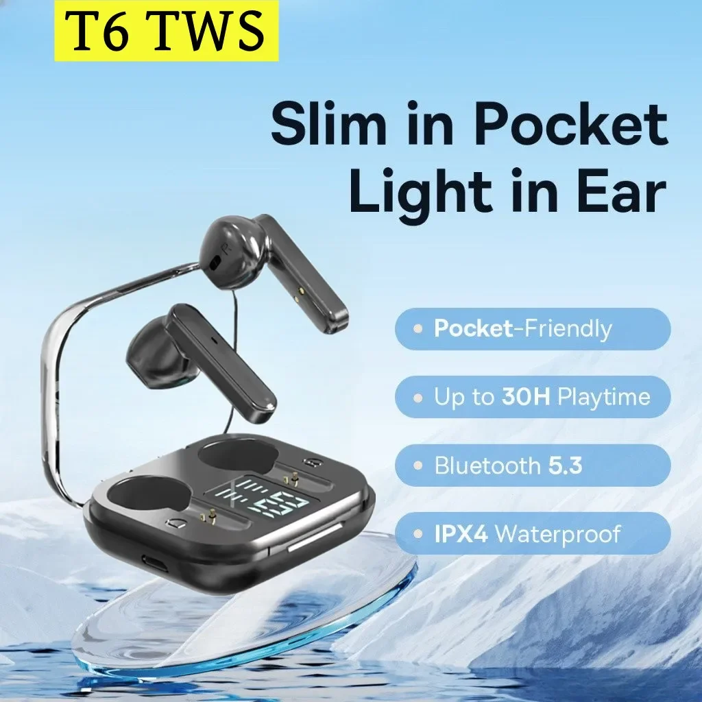 T6 Tws Earpuds Wire… - image