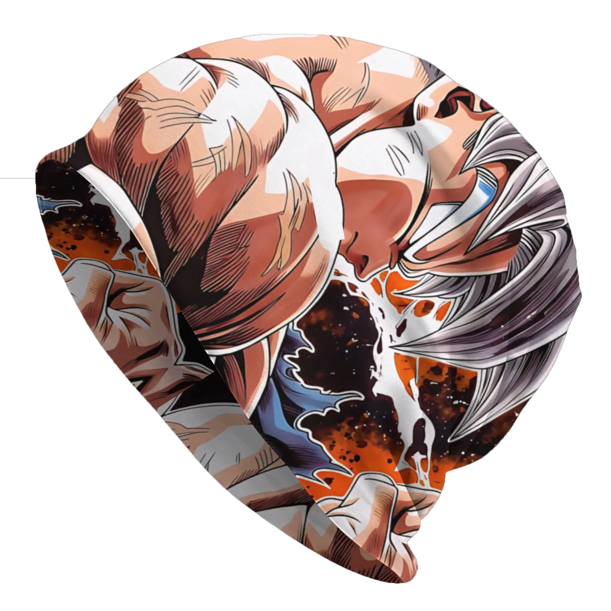 Dragon Ball Ultra Instinct Goku Wind Energy Hat Autumn Caps Men Women  Skullies Beanies Ski Caps Soft Bonnet Hats
