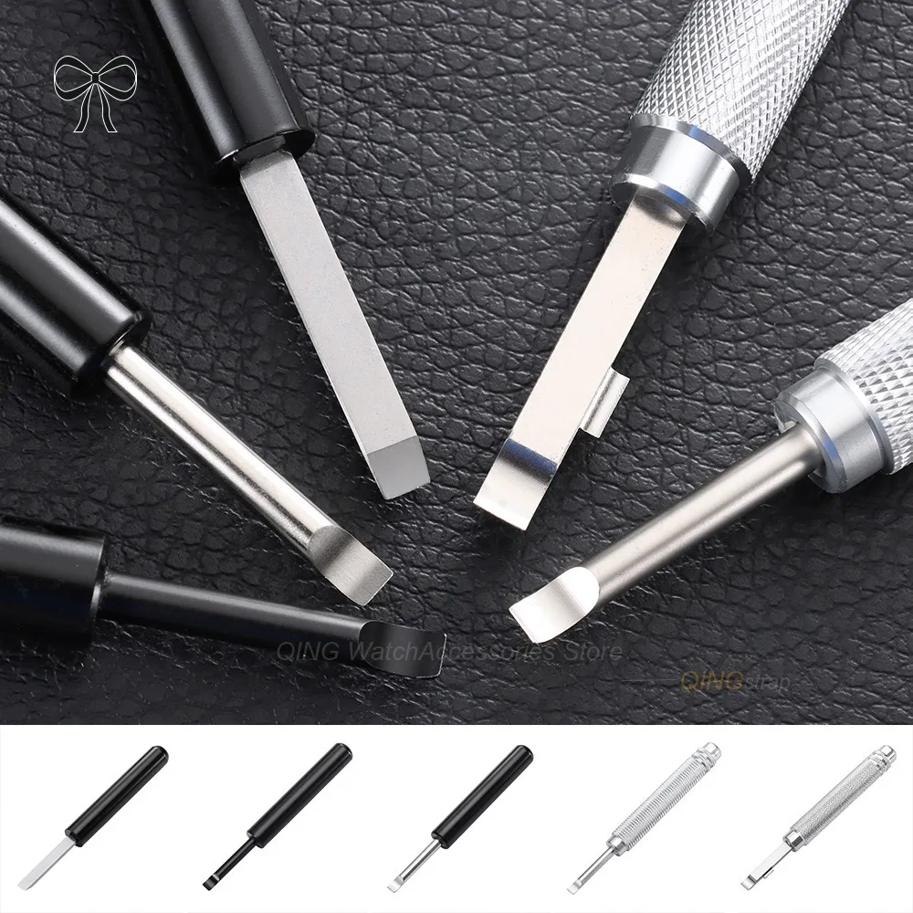 for Watchmaker Watch Back Case Opener Knife Clock Watch Battery Change Press Back Case Remover Pry Knife Watch Metal Repair Tool