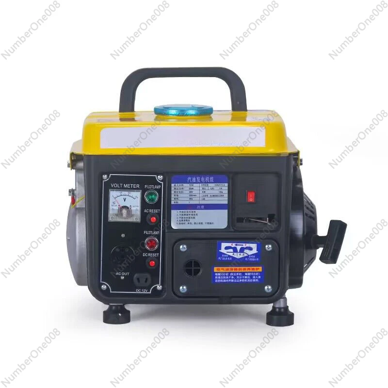 220V 650W Small Noise Gasoline Generator Portable Household Micro Two-Stroke Single Phase Gasoline Generator