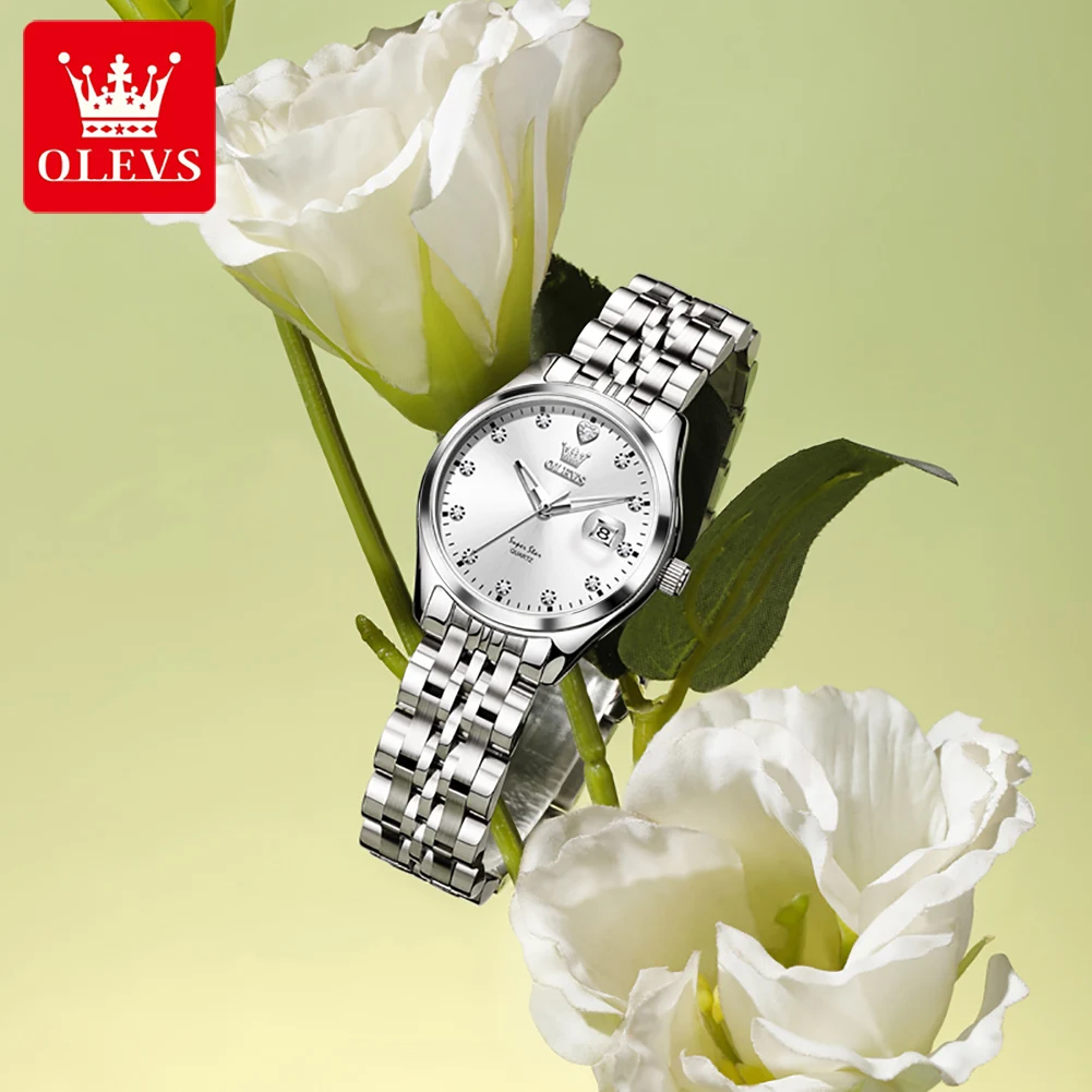 OLEVS brand watch classic explosive quartz watch night light waterproof women's watch 5649