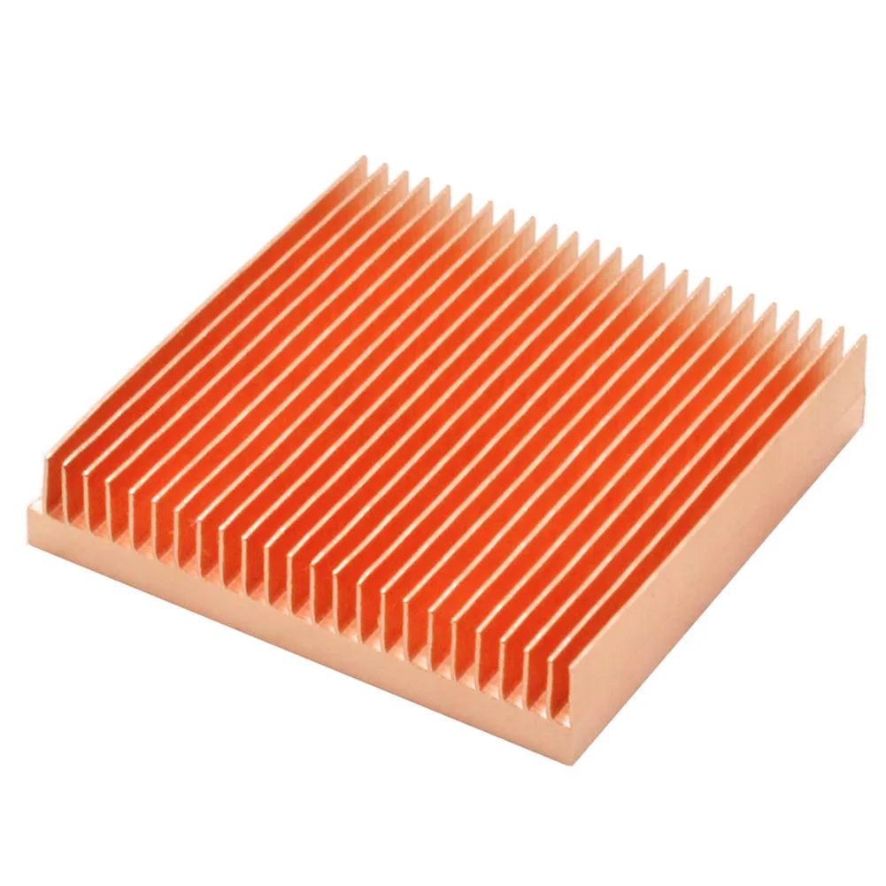 35x35x7mm Pure Copper Heatsink Cooling Cooler Heat Sink Radiator for Electronic MOS Chip IC Heat Dissipation