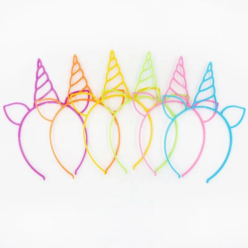 

6pcs Unicorn Party Decoration Unicorn Headband Birthday Party Decorations Kids Baby Shower Kids Favors Festive Party Supplies