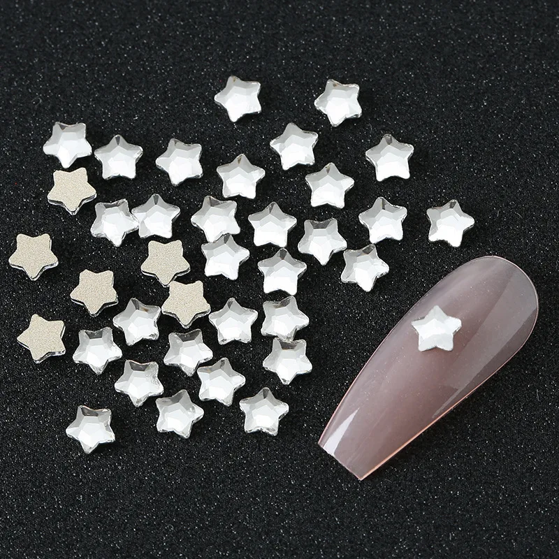 

Nail Parts Nail Art Glitter Star Rhinestone Crystal Gems Jewelry Bead Manicure Decoration Suppliers DIY Accessories