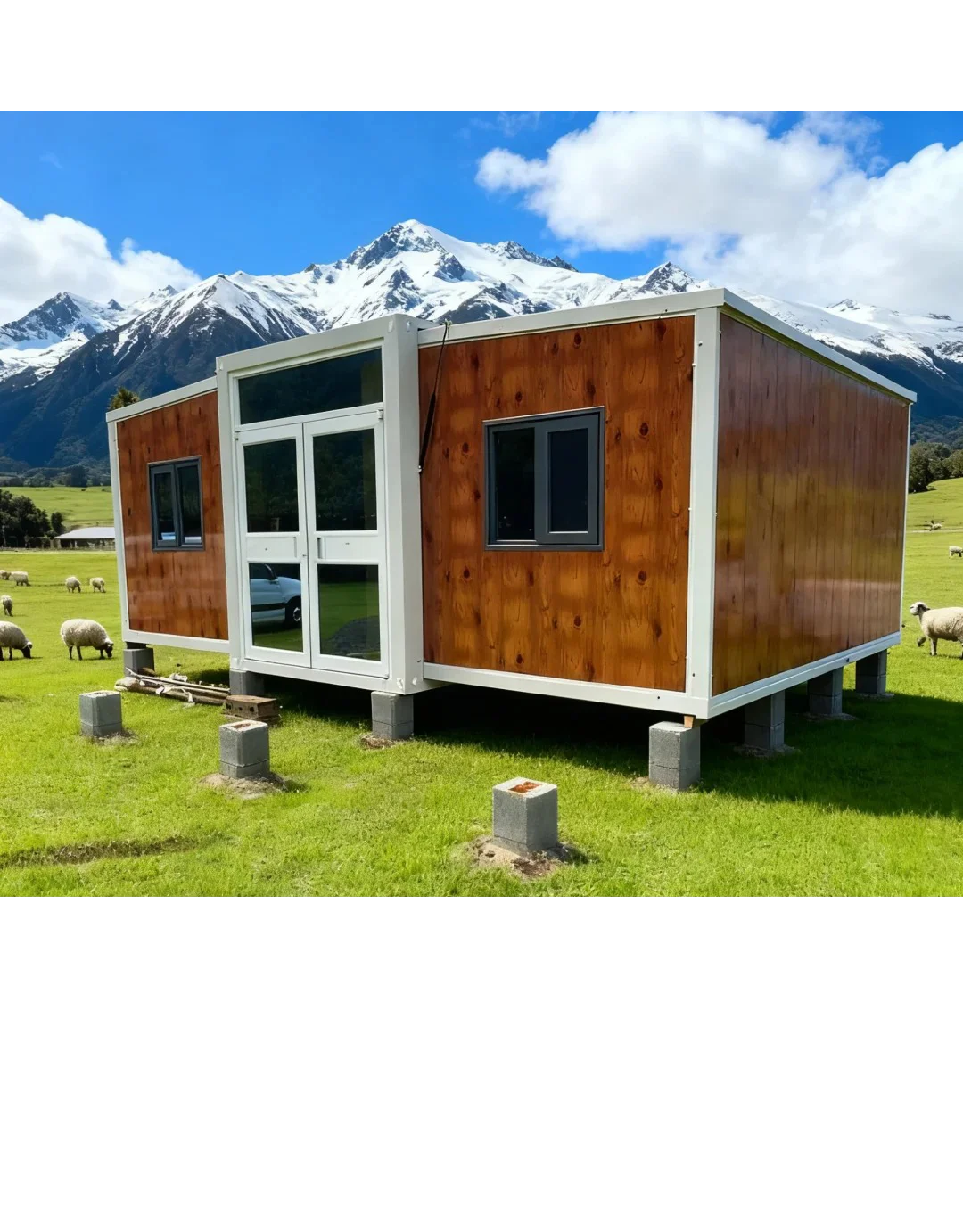 40ft Luxury Mobile Expandable Prefab Container House Modern Outdoor Living Villa