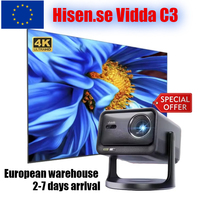 Hisen.se Vidda C3 Triple Laser Smart Portable Mini Projecteur Zoom Optique Haute Jeu Correspondant Home Cinéma UHD 4k Projection