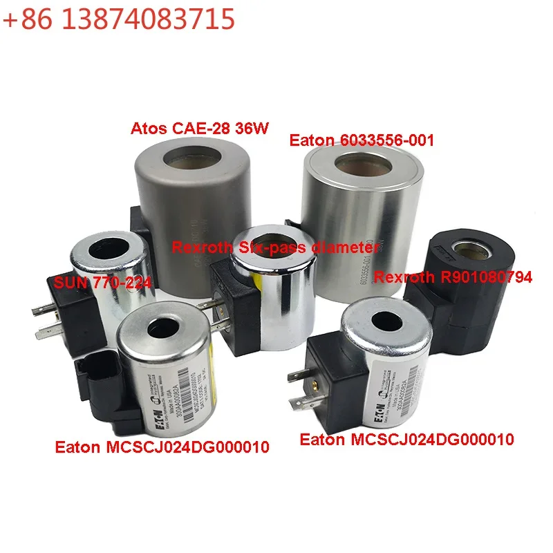 Eaton Vickers Parker Atos Rexroth SUN Concrete Pump Truck Solenoid Coil Oil Pump Proportional Coil R901080794 CAE-28 GP37-S-H