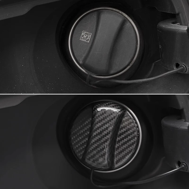 Carbon Fibre Fuel Tank Cap For Porsche 911 718 Cayenne Panamera Boxster Macan Car Fuel Tank Cap Decorative Cover