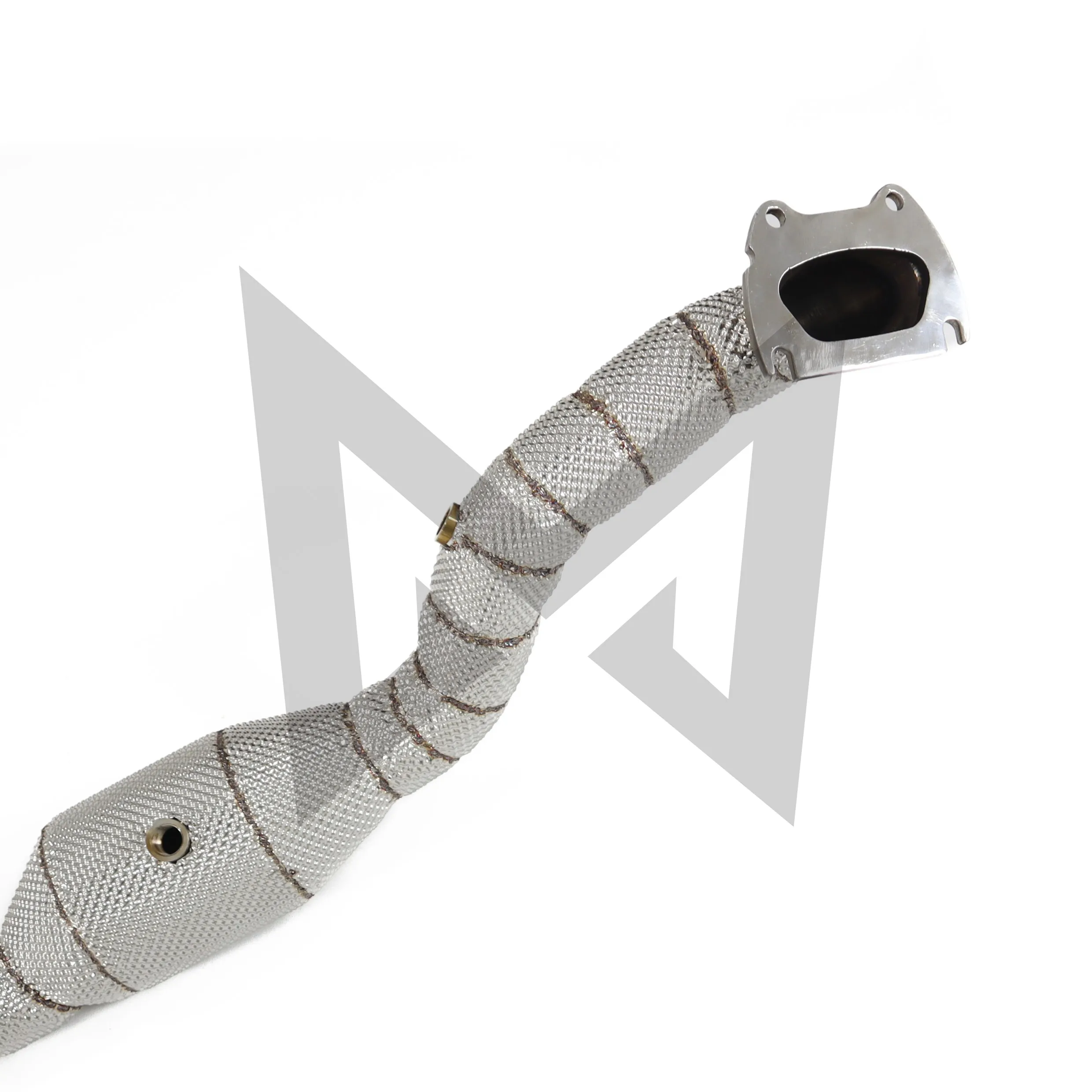 نظام عادم السيارة MANX لـ DODGE CHALLENGER 3.6L أنبوب سفلي محفز بدون قطة أنبوب عادم من الفولاذ المقاوم للصدأ أنبوب عادم الأداء #4