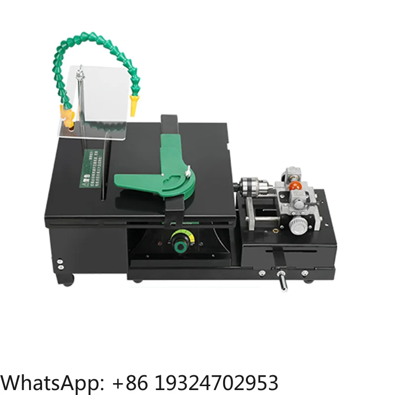 Multifunctional Table Saw Stone Polishing Tool, Small All-in-One Machine for Jade & Emerald Cutting, Engraving & Punching, 1850W