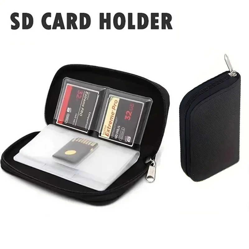 Memory Card Storage Bag Carrying Case Holder Wallet 22 Slot For CF/SD/Micro SD/SDHC/MS/DS Game Accessory Memory Card Collect Bag