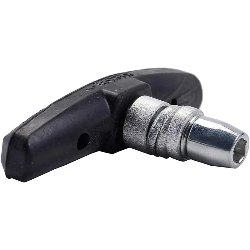 1 Pair Durable Bicycle Silent Brake Pads Riding Brake Mount Pad Shoe Block Rubber Pads Long Lasting Good