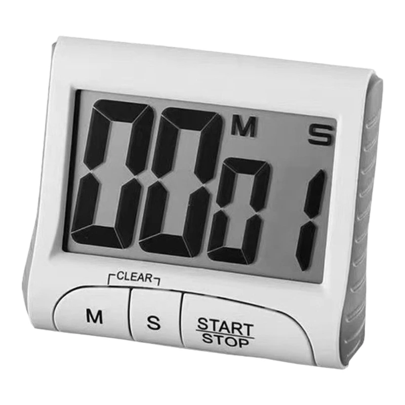 Temporizador Digital multifuncional con pantalla parte trasera magnética y alarma fuerte, para uso en cocina y