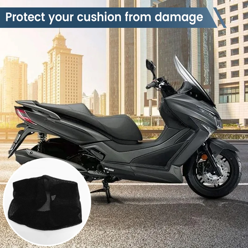 Motorcycle Mesh Seat Cushion Cover Protector Insulation Seat Cover For KYMCO X-TOWN 125 125I 250 250I 300 300I