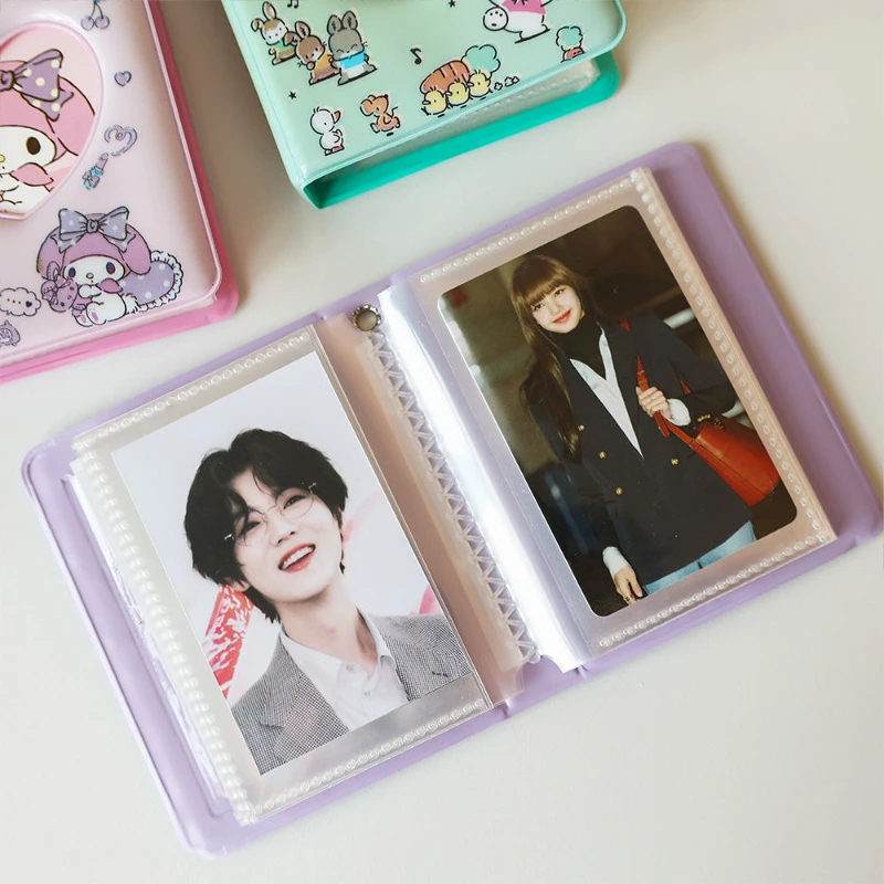 sanrio card book laurel dog my melody kuromi hello kiity instax mini three-inch polaroid storage booklet children's birthdaygift