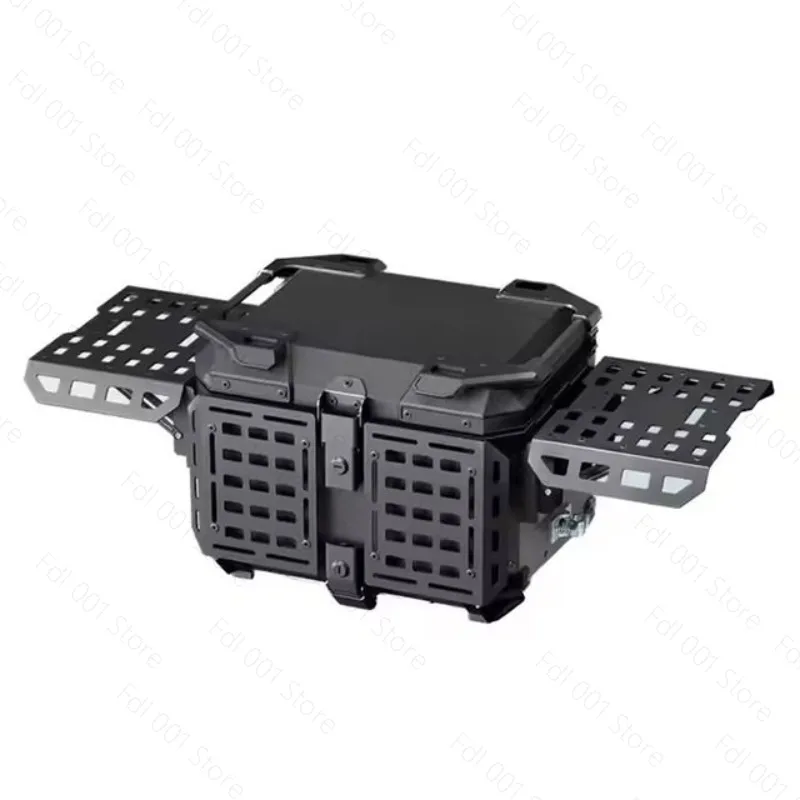 Aluminum alloy tailbox Motorcycle trunk Large capacity electric vehicle scooter Universal tailbox