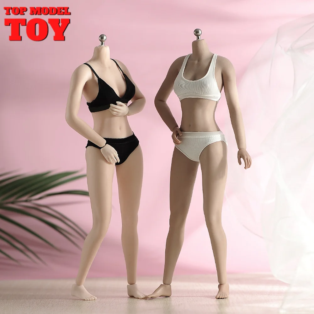 

AB001 1/6 Scale Flexible Seamless Body Stainless Skeleton Big Breast Pale/Suntan Skin 12'' Female Action Figure Model