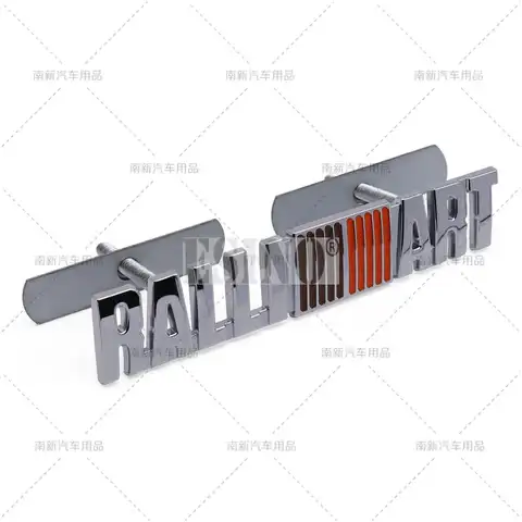 मित्सुबिशी रैलीआर्ट रैली आर्ट के लिए कार स्टाइलिंग 3डी मेटल क्रोम जिंक अलॉय प्रतीक कार फ्रंट ग्रिल बैज स्टिकर डीकल 10 best sales रैलीआर्ट - №5