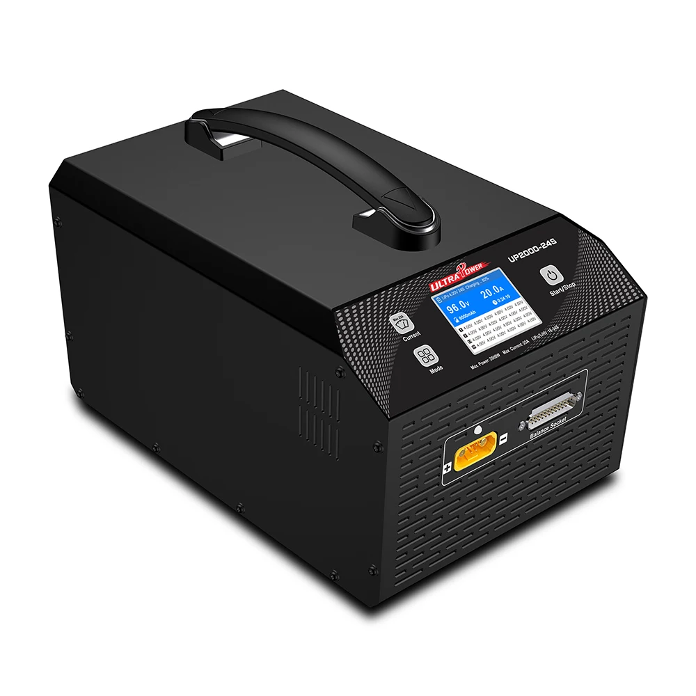 AC 2000W Batterieladegerät mit LCD-Display RC s Zubehör LiPo/LiHV 16-24S Batterieladung