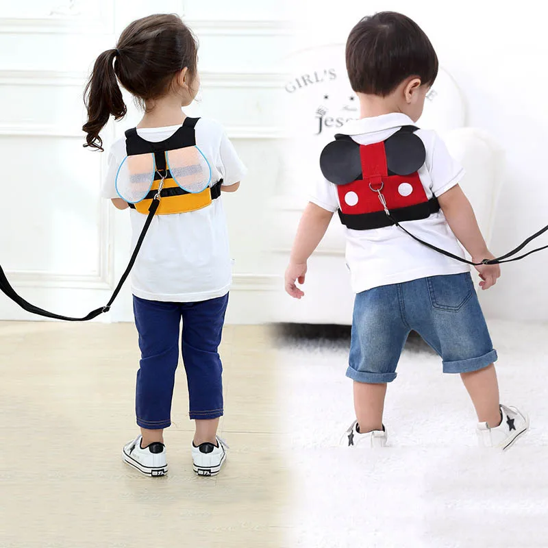 Baby Safety Harness Anti Lost Walk Belt Child Leashes Kid Walking Handle Children Outdoor Play Wristband Baby Walker Safety Care