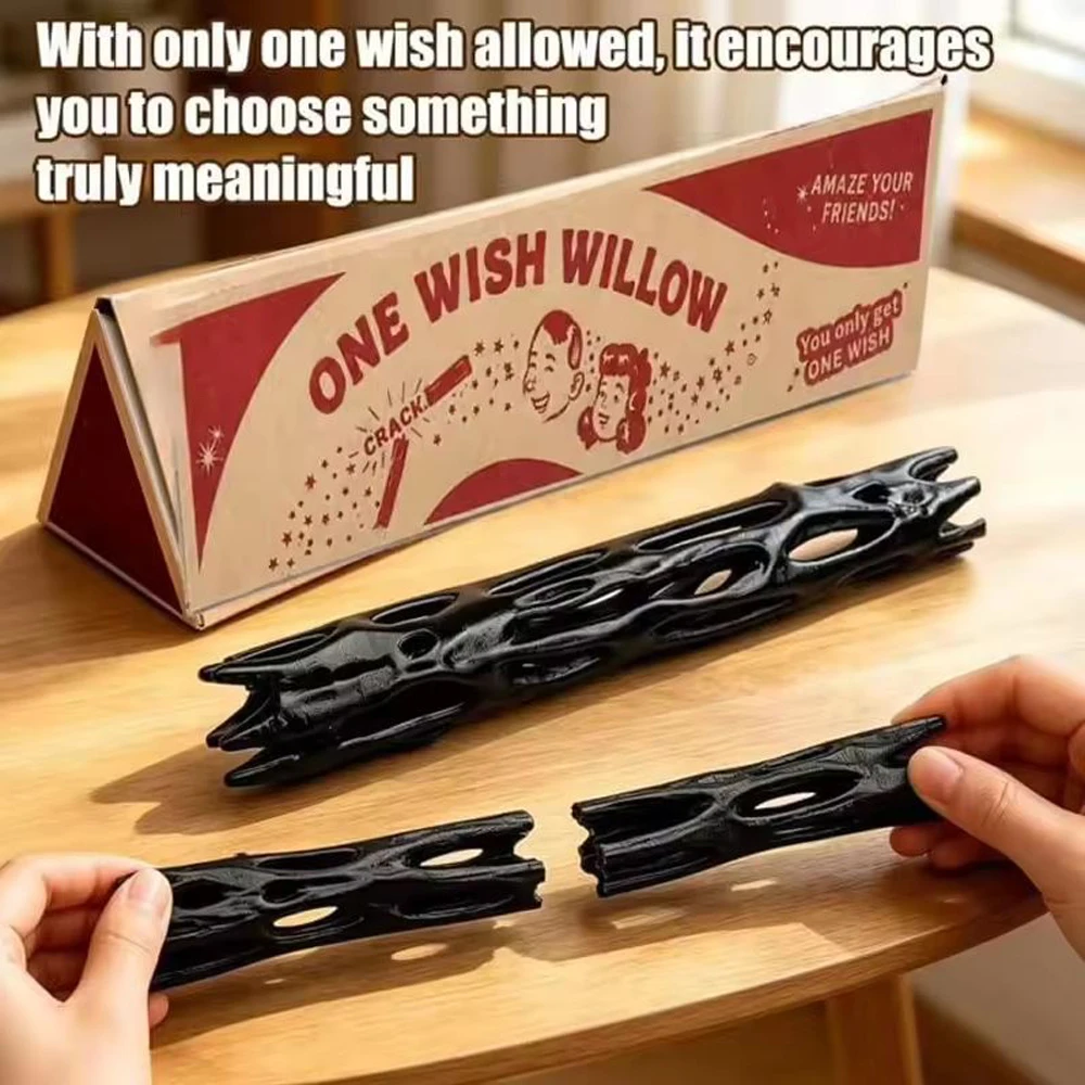 4 Stück One Wish Willow Wish - 3D-gedruckter Wunsch, lustiges Party-Geschenk, Replik einer antiken Legende für alle Altersgruppen – Detail 4