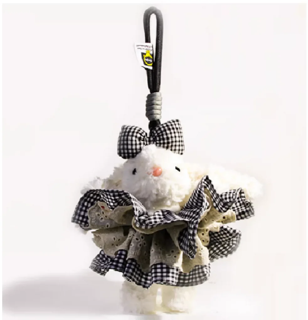 Dopamine plush rabbit doll bag pendant bag ornaments creative cartoon cute doll student girlfriends gift.