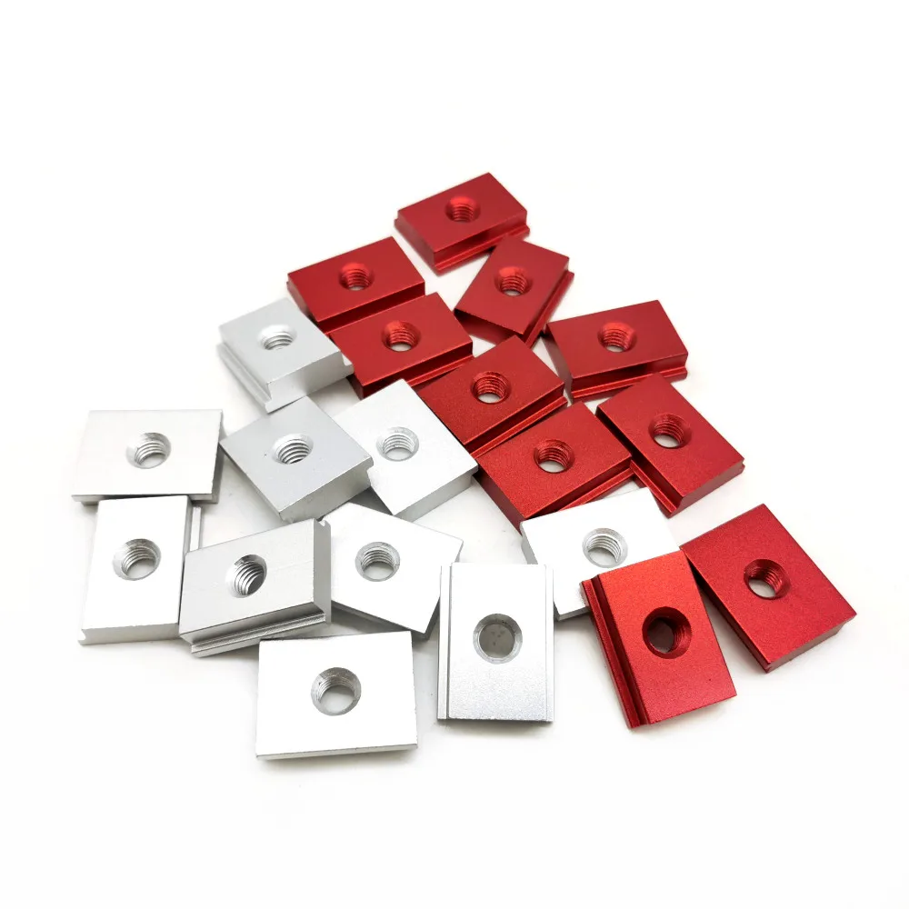 5/10PCS T-Slider für T-Slot Gehrung Track Slider Gleitmutter Aluminium T Slot Mutter für Holzbearbeitung Werkzeug Jigs Schraube Slot Verschluss – Detail 12