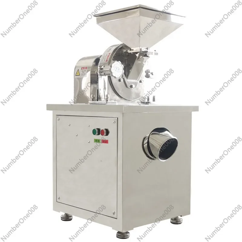 Commercial  Stainless Steel Grinder Powder/ Dry Food Pulverizer/ Chili Grinding Machine Wheat Rice Corn Flour Mill