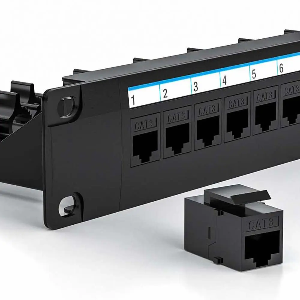 

Network Cable CAT3 Telecom Jack RJ11 Connector Network Cable Connectors Straight Through Telephone Module RJ11 Extender Plug