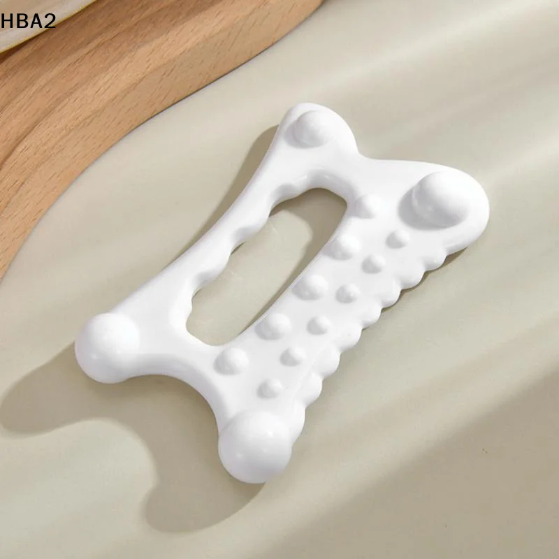 【H】Wavy-edged Facial Scraping Tool Face Lift Muscle Relief Massage Board Portable Full Body Massager For Women Adults