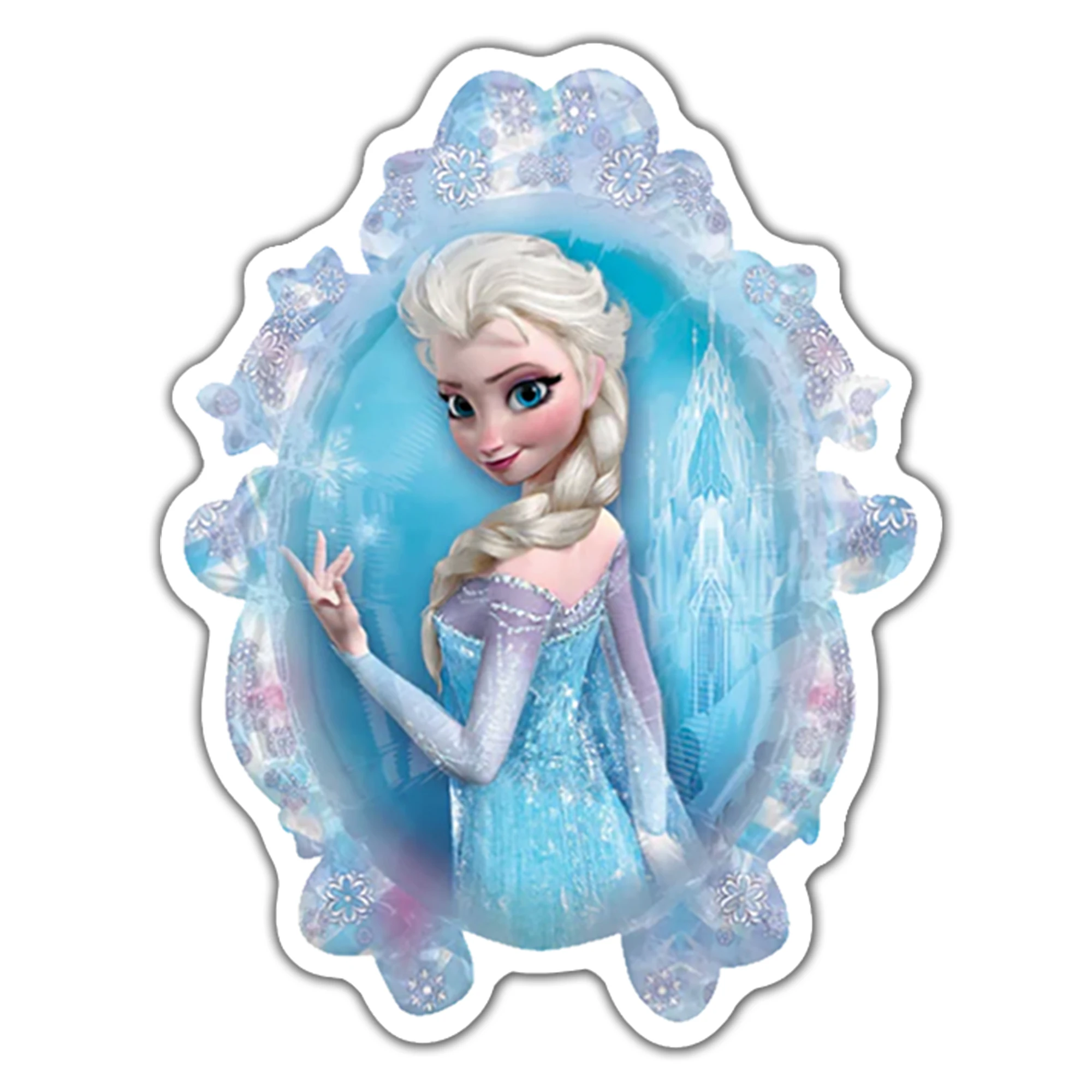 

Disney Frozen Elsa Anna 5Pcs Flatback Planar Resin Acrylic Hair Accessories Hair Bow Embellishment Cabochon Scrapbook DIY Craft