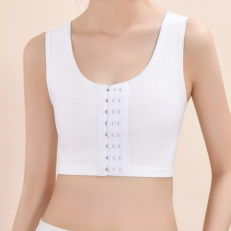 

Women's Chest Cinching Without Chest Cushion Thin Strapless Top Developed Flat Chest Elastic Sports Tight Fitting Vest