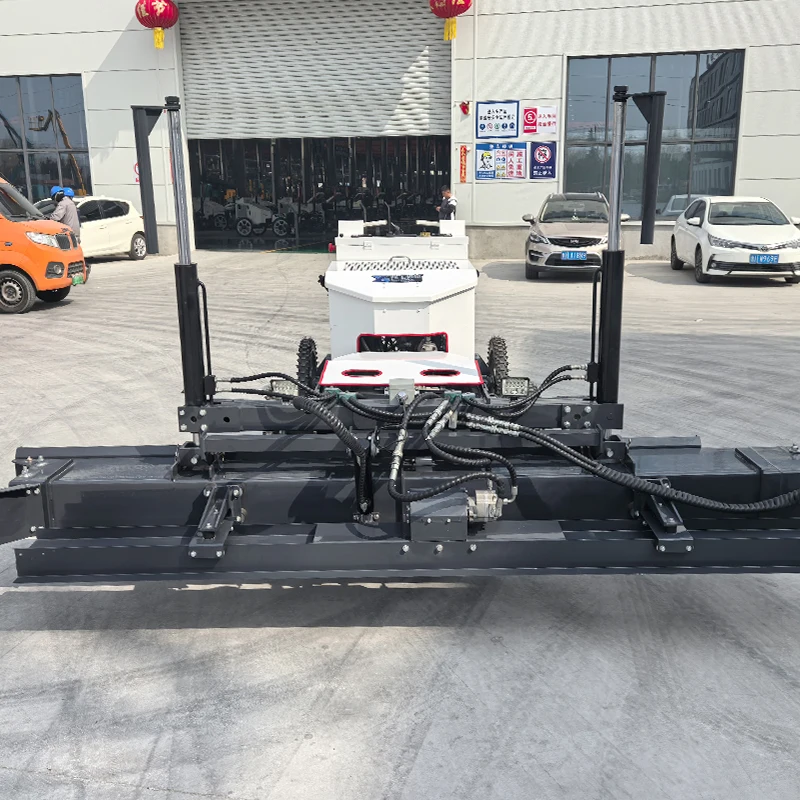 Laser Concrete Screed Walk Behind Self Propelled Vibration Industrial Workshop Floor Manufacturing Plant Paving Project Custom