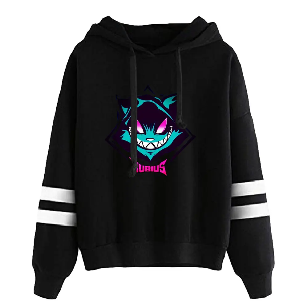 Rubius Hoodie Women Men Long Sleeve Sweatshirts Hoodies Harajuku Cartoon Streetwear Unisex Pullovers Y2k Clothes 